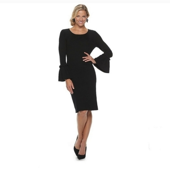 Nina Leonard Dresses & Skirts - Bell Sleeve Dress